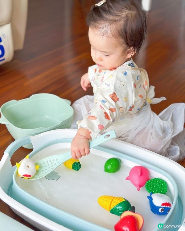 屋企都可以上playgroup/ messy play🐠🐟