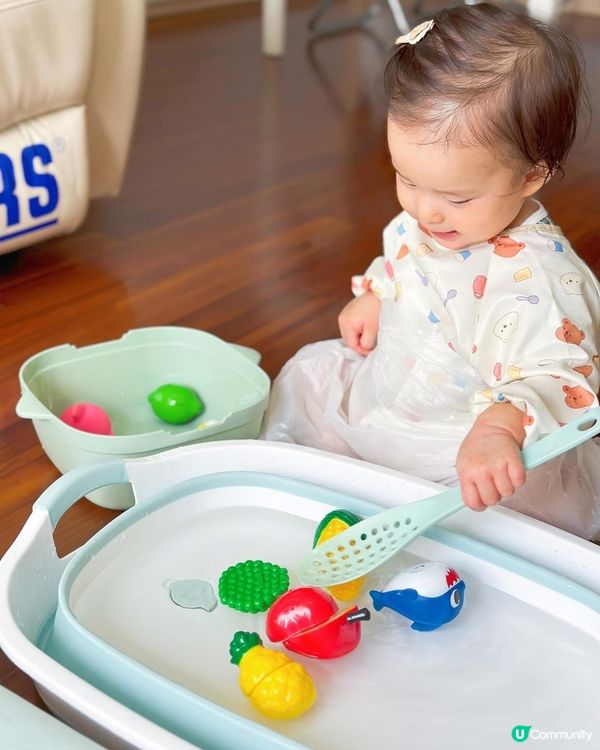 屋企都可以上playgroup/ messy play🐠🐟