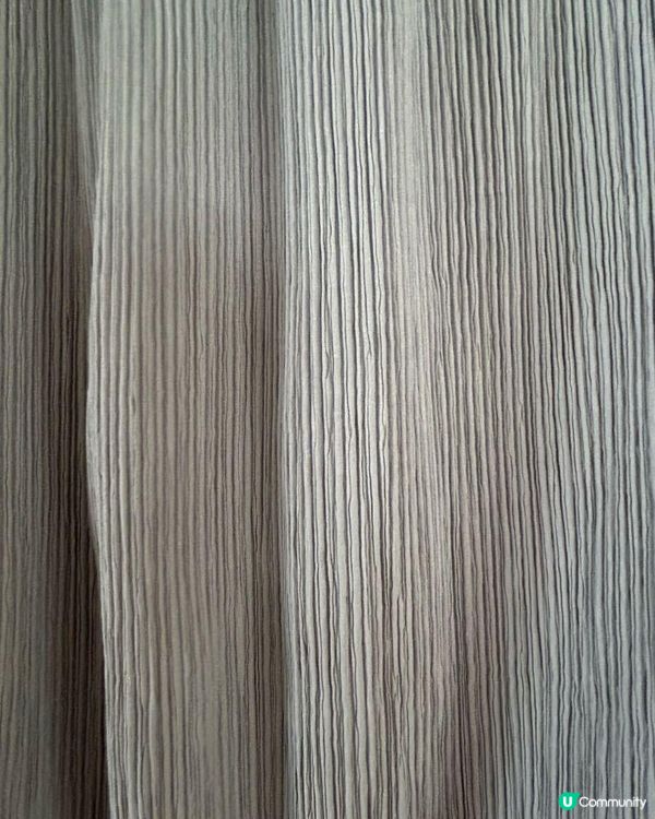 三宅一生灰色皺紋布半截裙（Funbid）