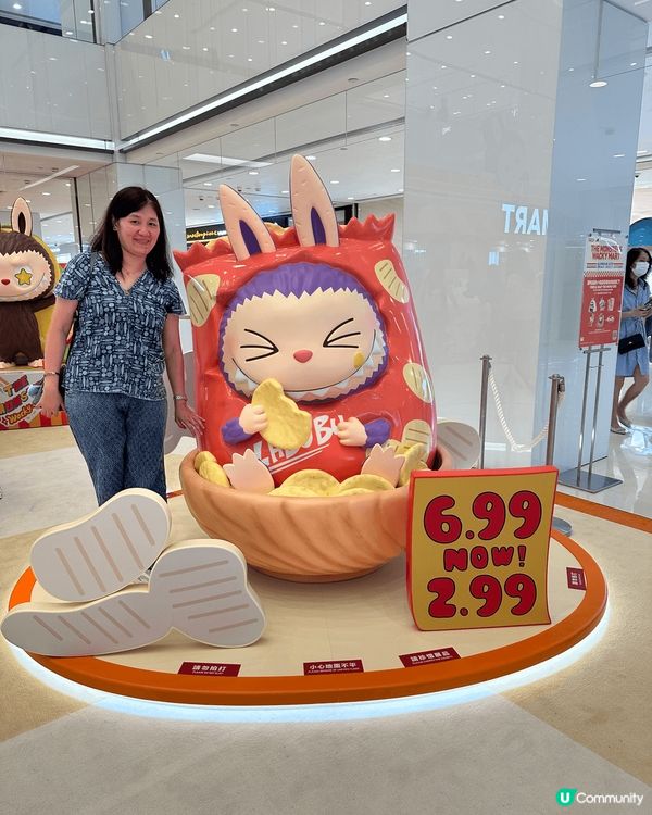 由於抽唔中Labubu popup store 入場券，唯有...