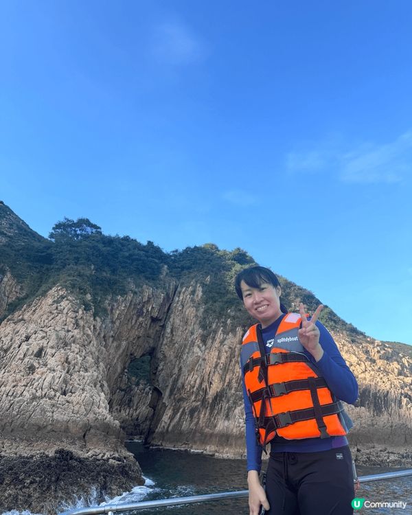 趁着這個好天氣，由西貢公眾碼頭搭船出發去滘西洲浮潛，仲去埋吊...