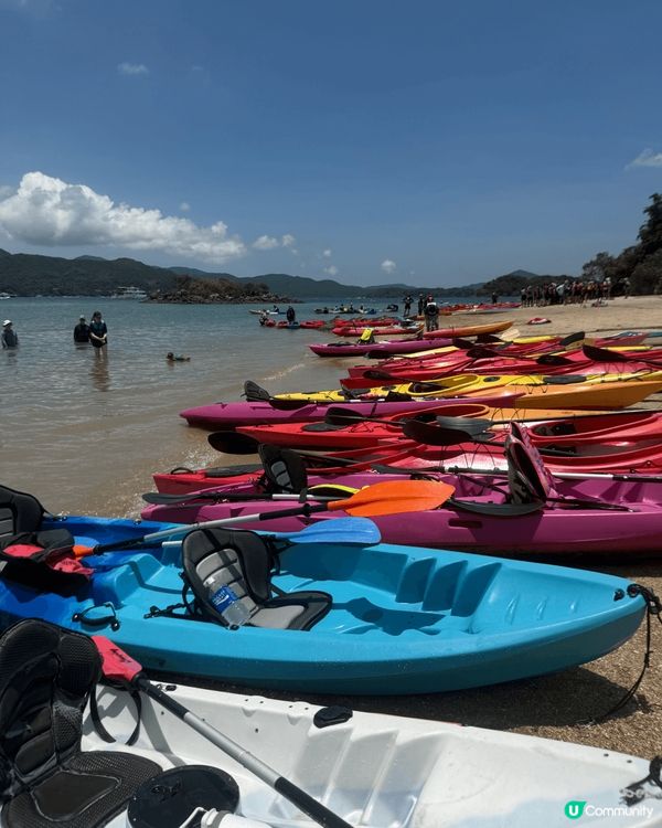 炎炎夏日要去沙灘玩水降溫，從未試過玩獨木舟，朋友介紹玩過一次...