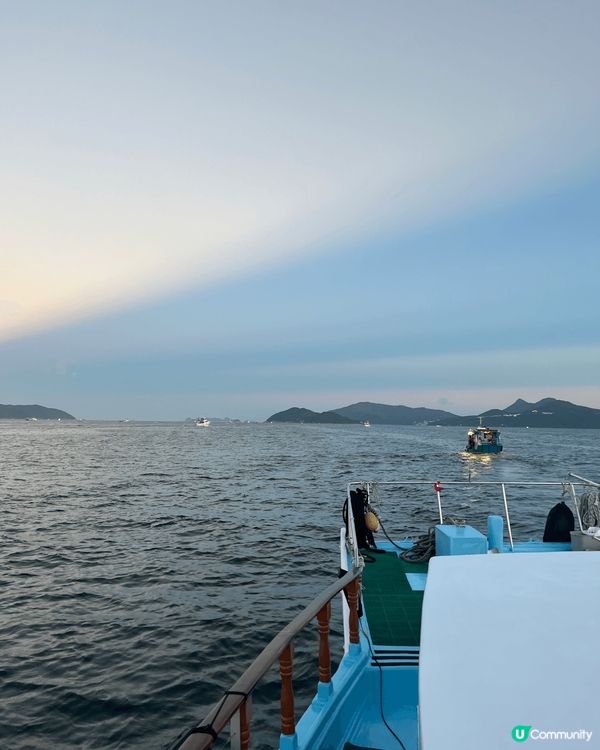 6 月尾同朋友去西貢釣墨魚🦑，即釣即煮即食，非常新鮮同美味，...