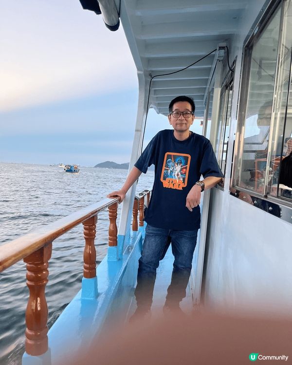 6 月尾同朋友去西貢釣墨魚🦑，即釣即煮即食，非常新鮮同美味，...