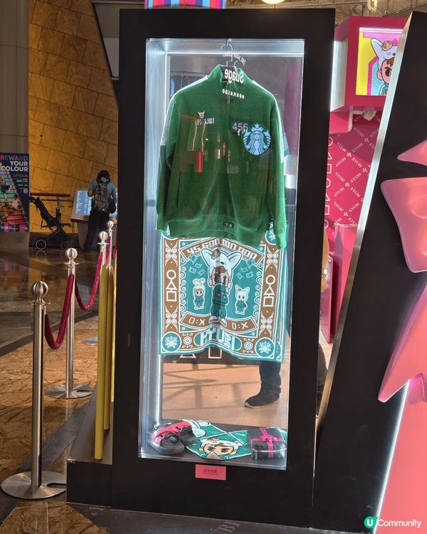 朗豪坊💯最近主題是超熱門的韓劇魷魚遊戲😱