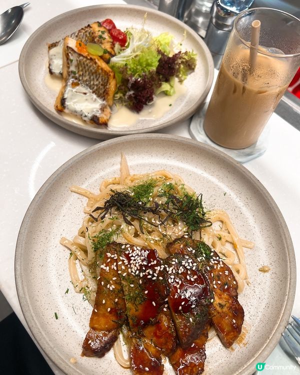 中環$200歎五星前菜任食！燒肉烏冬+手拉咖啡暴擊☕️