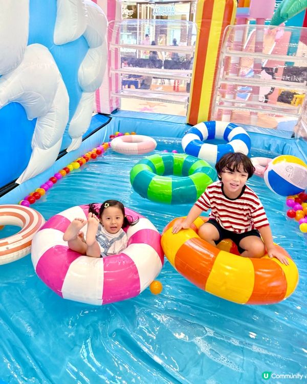 💦乖巧寶寶水上飄➕波波池🛝😍玩到唔捨得走！🥳