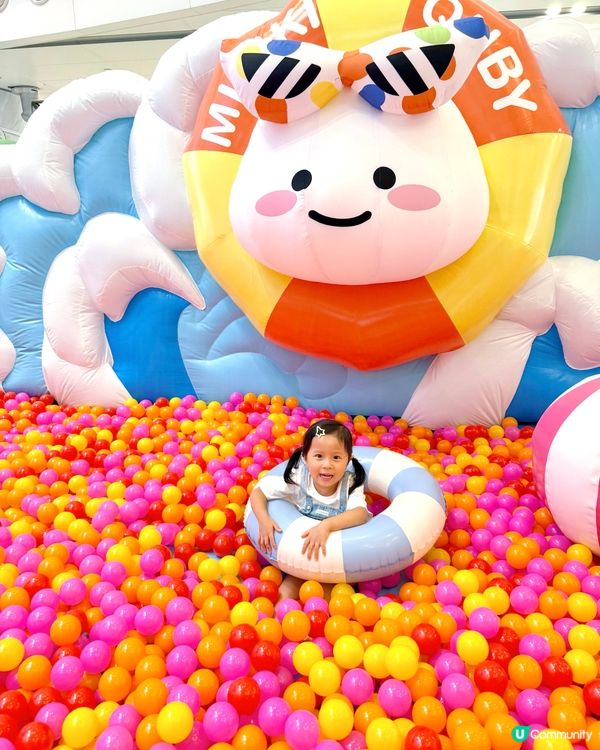 💦乖巧寶寶水上飄➕波波池🛝😍玩到唔捨得走！🥳