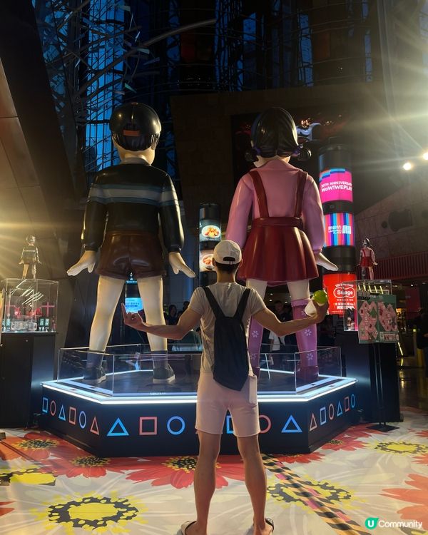 超得意😍魷魚遊戲打卡點