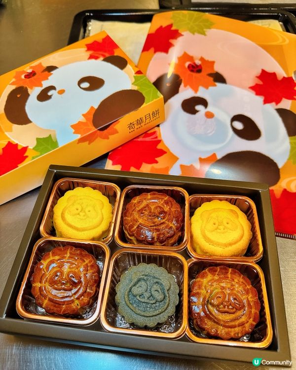 奇華可愛熊貓🐼月餅工作坊 好味😋又好好玩!