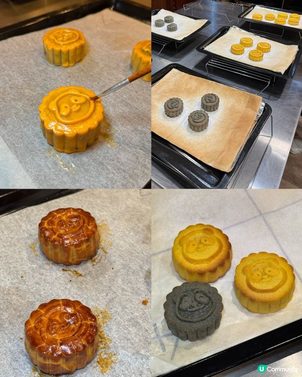 奇華可愛熊貓🐼月餅工作坊 好味😋又好好玩!