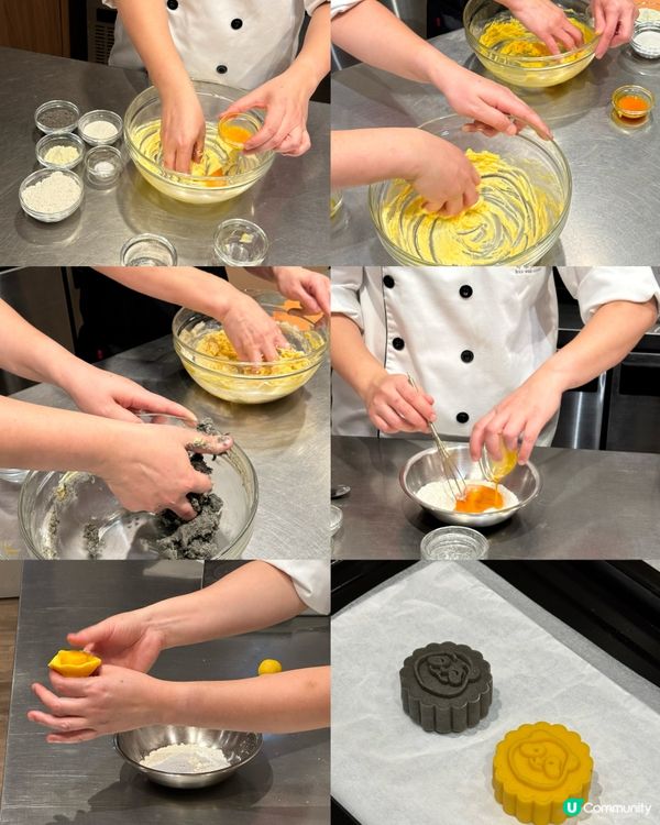 奇華可愛熊貓🐼月餅工作坊 好味😋又好好玩!