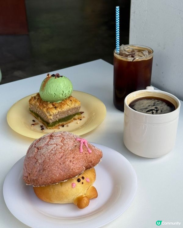 🇰🇷🐢首爾文來站🐻超可愛造型甜品咖啡店《LUO Bakery》