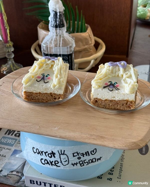 🇰🇷🐢首爾文來站🐻超可愛造型甜品咖啡店《LUO Bakery》