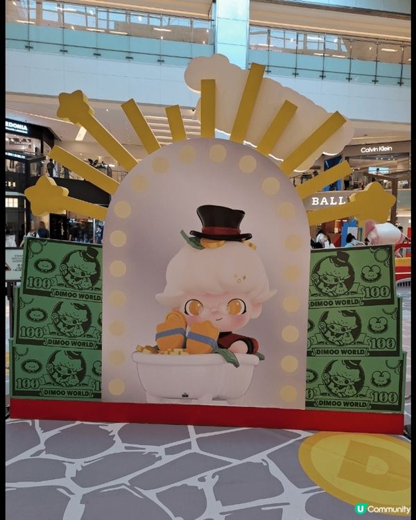 人氣角色DIMOO以DISNEY人物造型在沙田新城市廣場現身...