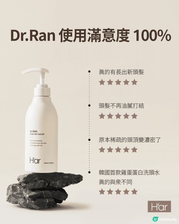之前試個Dr.Ran 韓國洗頭水，覺得防脱髮效果尚好，所以想...