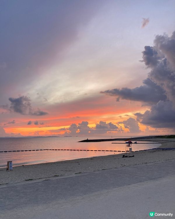 一家大細沖繩🏖️豐崎海灘玩到癲！🌊☀️ #沖繩 #豐崎海灘