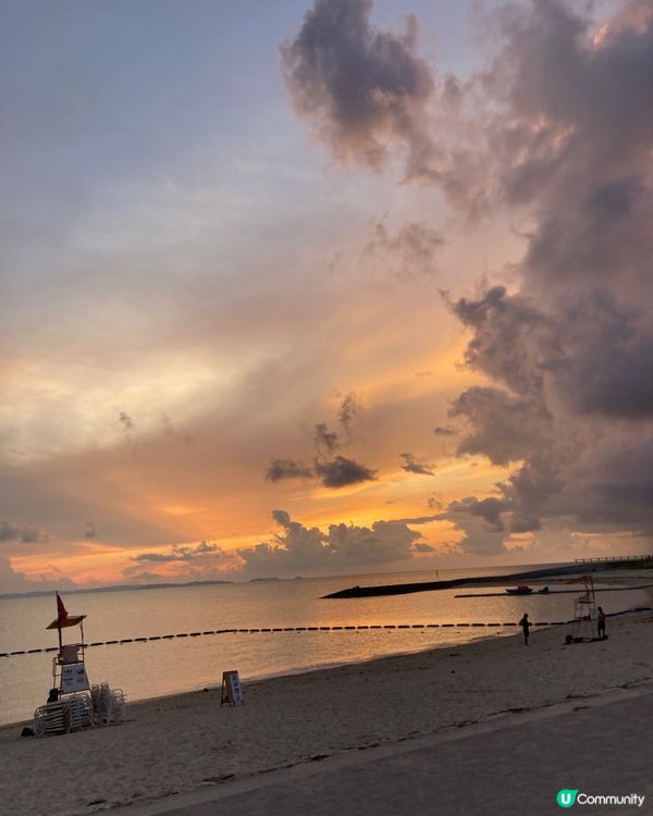 一家大細沖繩🏖️豐崎海灘玩到癲！🌊☀️ #沖繩 #豐崎海灘