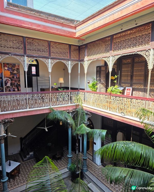 藍屋中吸收好運