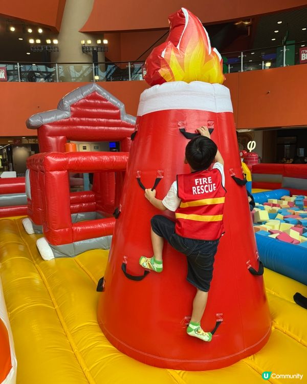 Megabox🔥消防局彈床勁好玩！小朋友必去🥳