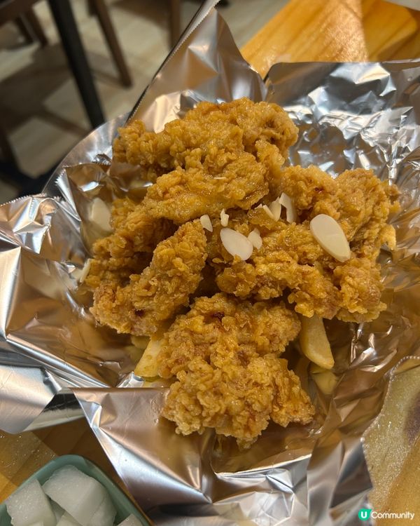 蜜糖牛油炸雞🤤！釜山媽媽嘅味道！😋