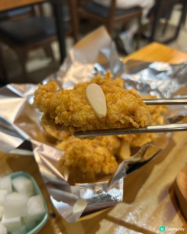 蜜糖牛油炸雞🤤！釜山媽媽嘅味道！😋