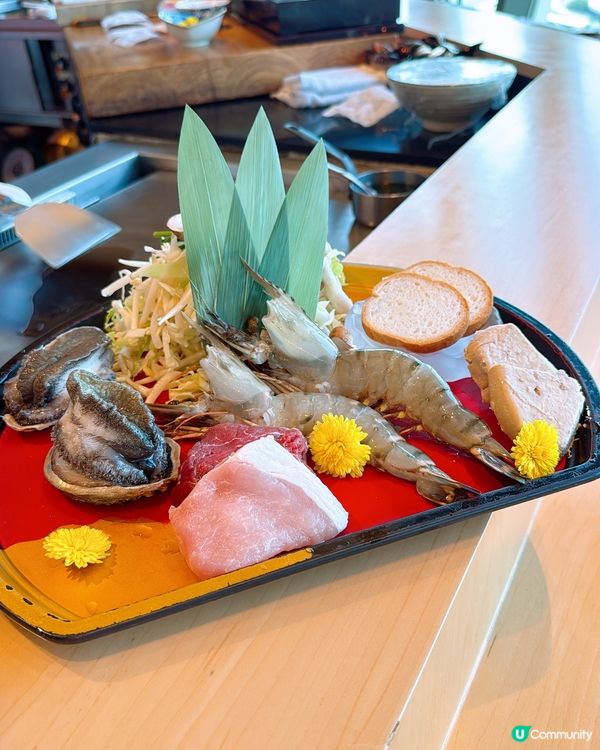 大癲‼️$280起~望住維港海景鐵板燒🌊