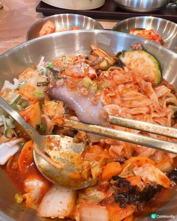 正宗韓國🇰🇷菜韓式刀削麵🍜堅好食🤤