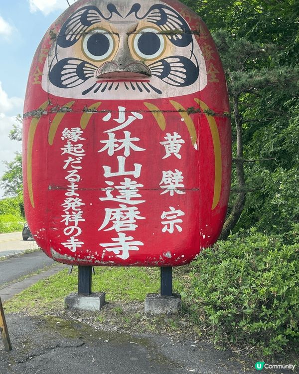 日本群馬縣崎市箕鄉町東明屋、西明屋的少林山達磨寺，是達磨的始...