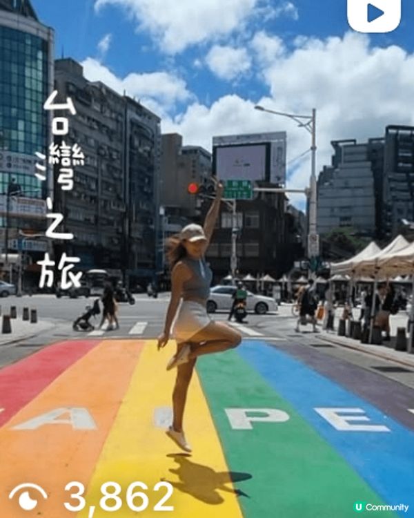 上面旅行地點包括杜拜，台灣。嚟緊八月我會去美國。旅行一大樂事...