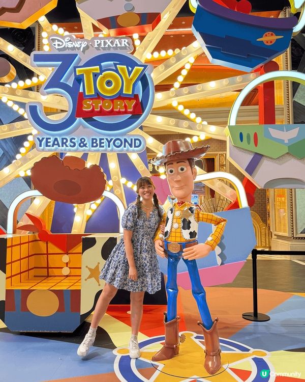 這個週末終於來朝聖新濠影匯的「玩具總動員30週 年」主題活動...