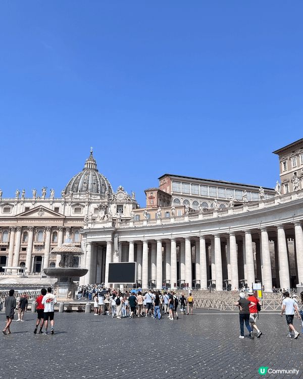 最近去了意大利旅遊，終於親身看到了以前只有在書本上看到的名勝...