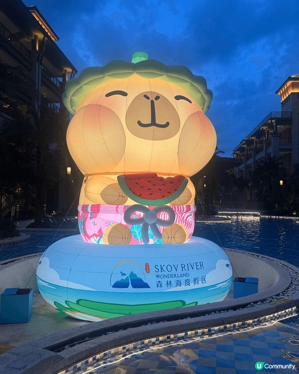 打卡熱點廣州森林海，日與夜都好多野玩，酒店設施十分多，好適合...