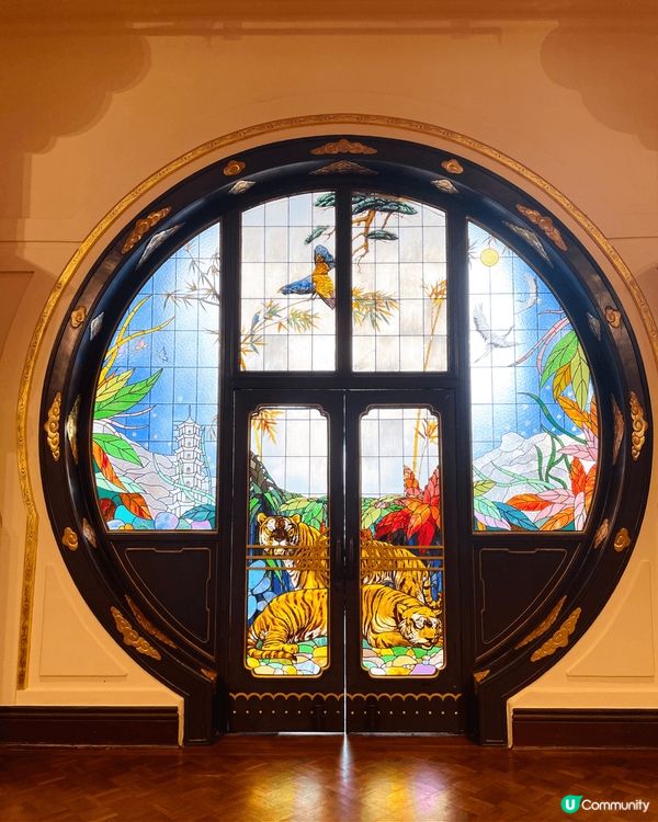 虎豹別墅的玻璃窗，經典古典大宅氣派，超靚！仲係港產片曾經取景...