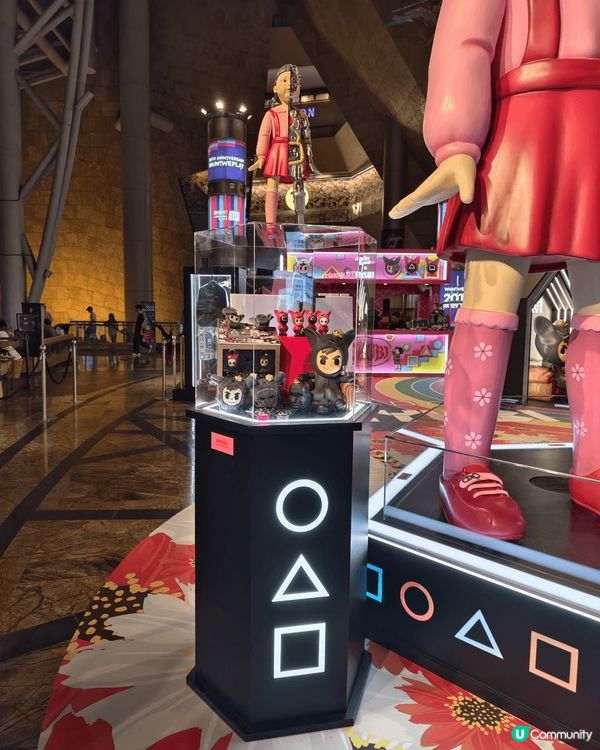 朗豪坊💯最近主題是超熱門的韓劇魷魚遊戲😱