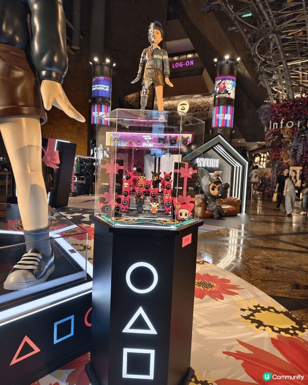 朗豪坊💯最近主題是超熱門的韓劇魷魚遊戲😱