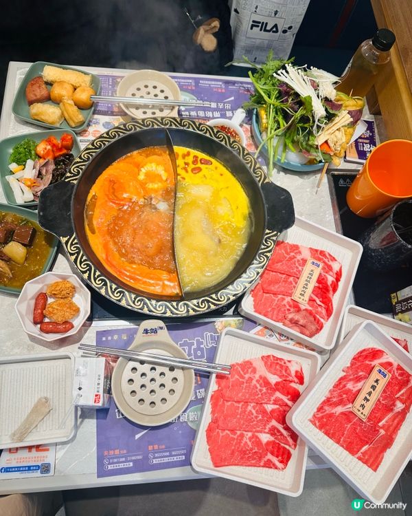 牛駅火鍋放題🤤！牛肉質素超班！🥩