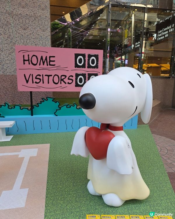 時代廣場snoopy 75th周年展覽