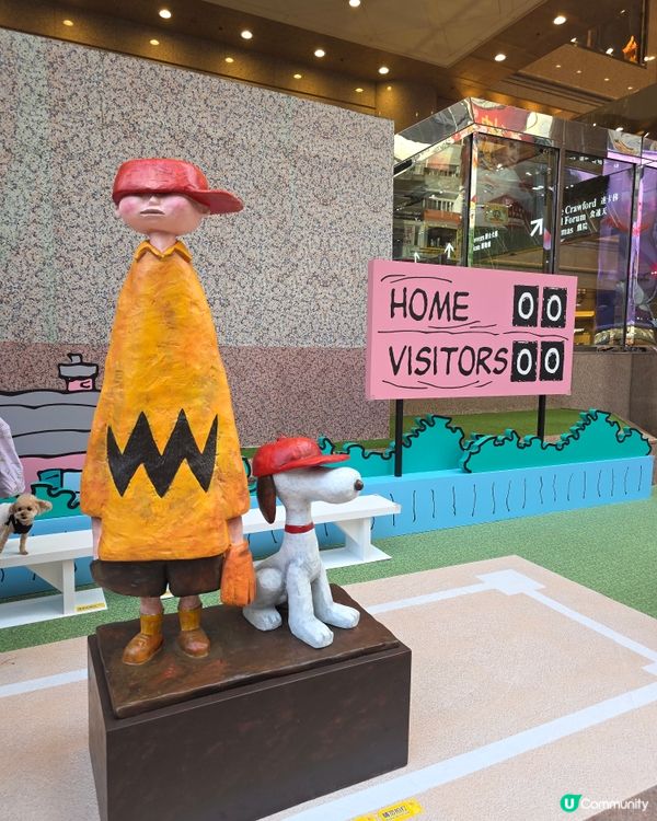 時代廣場snoopy 75th周年展覽