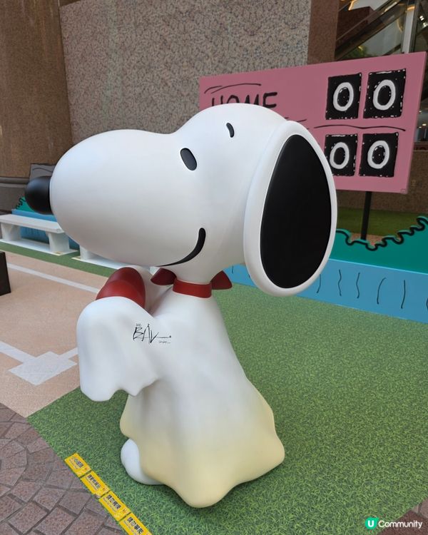 時代廣場snoopy 75th周年展覽