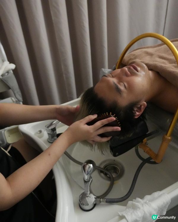 💆🏻不想洗頭．本日體驗者：我家大直男吳先森