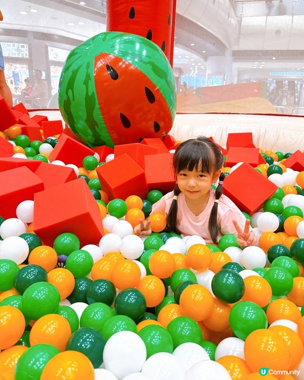 青衣城夏日彈跳樂園！水果陪你過暑假 🍉🥳