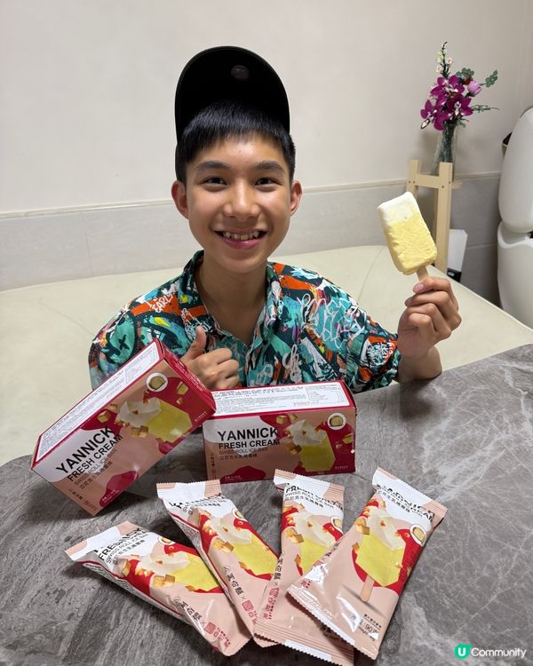 台灣人氣生乳捲口味雪條