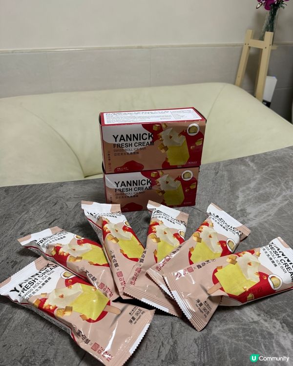 台灣人氣生乳捲口味雪條