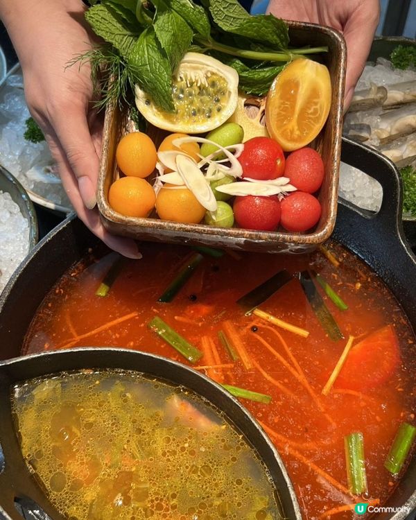 終於食到恨左好耐嘅貴州紅酸湯火鍋啦！