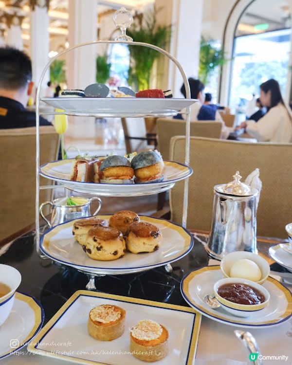 【吃下尖沙咀】精緻港女三層架下午茶 - 半島酒店大堂茶座