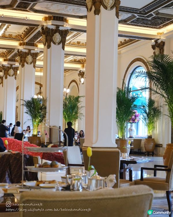 【吃下尖沙咀】精緻港女三層架下午茶 - 半島酒店大堂茶座