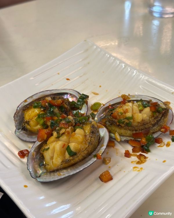 椒鹽鮑魚$100三隻！抵食😋！ #食好西