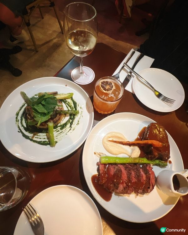 中環$18加杯酒！Mojo風門柳x牛面頰肉雙殺🍷意飯好好食🤤