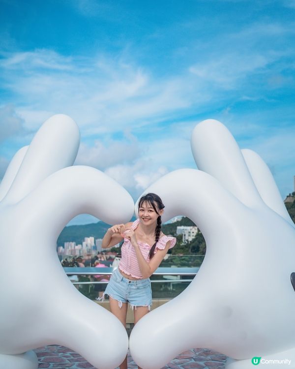 ｢米奇與好友｣玩轉香港太平山頂!🚠